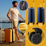 Expandable Cabin Luggage 56x45x25cm for Airlines