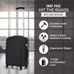 EJ Cabin Luggage 56x45x25cm - 4 Wheel Suitcase