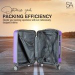 EJ Cabin Luggage 56x45x25cm - Hard Shell Suitcase
