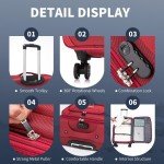 FLYMAX Approved Cabin Luggage 56x45x25cm