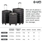 EJ Cabin Luggage 56cm Hard Shell Travel Bag