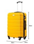 EJ Cabin Luggage 56cm Hard Shell Travel Bag