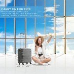 Lightweight 4-Wheel Cabin Luggage Set, 56x45x25cm