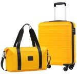 COOLIFE Hard Shell Cabin Luggage Set for Travel