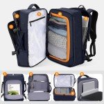 EJ Cabin Luggage 56x45x25cm - Blue Travel Backpack