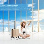 EJ Cabin Luggage Set with Spinner Wheels - 56x45x25cm