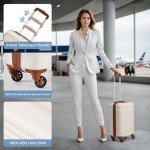 COOLIFE Hard Shell Cabin Luggage Set for Travel