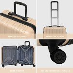 EJ Cabin Luggage Set with Spinner Wheels - 56x45x25cm