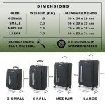 Pierre Cardin 22" Cabin Luggage - Fits 56x45x25