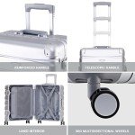 Flight Knight 56cm Lightweight Spinner Cabin Luggage