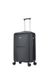 Lightweight 4-Wheel Cabin Luggage 56x45x25cm Black