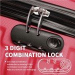 FLYMAX 56x45x25cm Super Lightweight Cabin Luggage