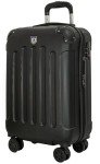 UTTAM Lightweight 20-Inch Cabin Luggage - Black