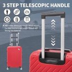 FLYMAX 56x45x25cm Super Lightweight Cabin Luggage