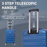 Lightweight 56x45x25cm Cabin Luggage with Wheels