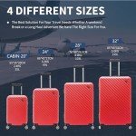 FLYMAX 56x45x25cm Super Lightweight Cabin Luggage