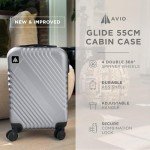 AVIO Glide Lightweight Cabin Suitcase, 56x45x25cm