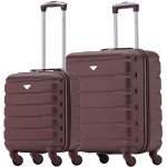 EJ Cabin Luggage: Lightweight 4-Wheel Suitcase Set
