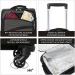 Aerolite 55cm Lightweight 4-Wheel Cabin Luggage