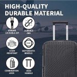 Flymax Lightweight Cabin Luggage 56x45x25cm Black