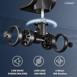 Flymax Lightweight Cabin Luggage 56x45x25cm Black