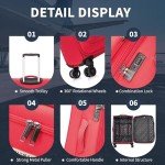 Lightweight 4-Wheel Cabin Luggage 56x45x25cm