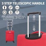 Lightweight 4-Wheel Cabin Luggage 56x45x25cm