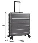 EJ Cabin Luggage 56x45x25cm - Lightweight Hard Shell