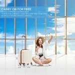 Flight Knight 56x45x25cm Lightweight Hard Shell Cabin Suitcase