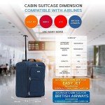 EasyJet Approved 56x45x25cm Lightweight Cabin Luggage