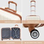 Flight Knight 56x45x25cm Lightweight Hard Shell Cabin Suitcase