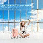 Lightweight 4-Wheel Cabin Luggage Set 56x45x25cm