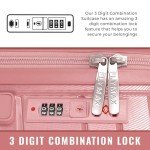 FLYMAX 56x45x25cm Lightweight Cabin Luggage with Wheels