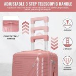 FLYMAX 56x45x25cm Lightweight Cabin Luggage with Wheels