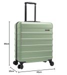 Lightweight 56x45x25cm Cabin Luggage with Wheels