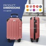 EJ Cabin Luggage 56x45x25cm - Lightweight Travel Suitcase