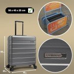 EJ Cabin Luggage 56x45x25cm - Lightweight Hard Shell