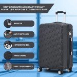 Lightweight Hard Shell Cabin Luggage with Spinner Wheels