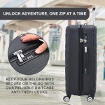 Lightweight Hard Shell Cabin Luggage with Spinner Wheels