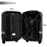 Lightweight 20-inch Cabin Luggage with TSA Lock