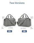 EJ 56x45x25cm Cabin Luggage Duffel Bag (Grey)