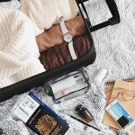 EJ Cabin Luggage 56x45x25cm Lightweight 4-Wheel Suitcase