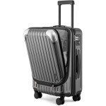LEVEL8 20-Inch Cabin Luggage with Laptop Compartment