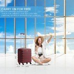 Lightweight 4-Wheel Hard Case Cabin Luggage 56x45x25cm