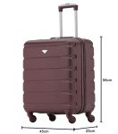 Lightweight 4-Wheel Hard Case Cabin Luggage 56x45x25cm