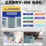 EJ Cabin Luggage 56x45x25cm - Lightweight Carry-On