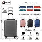 EJ Cabin Luggage, Grey, 56x45x25cm