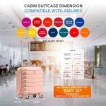 Lightweight 4-Wheel Cabin Luggage Set 56x45x25cm