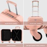 Lightweight 4-Wheel Cabin Luggage Set 56x45x25cm