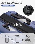 ECOHUB 20" Lightweight Expandable Cabin Suitcase